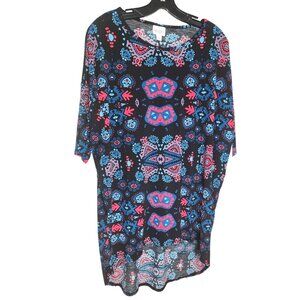 LulaRoe Small Irma Women's Designer 3/4 Sleeve Wide Neck Top